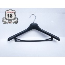 Suit Hanger(Plastic-black/bar)-RA44-per70 